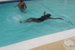 swimming